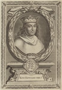 Kong Edward I af England af English School