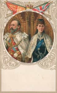 Kong Edward VII og dronning Alexandra af English School