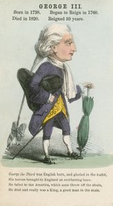 Kong George III (akvatinte) af English School