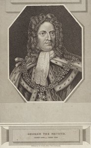 Kong George II af Storbritannien og Irland af English School