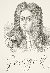 Kong George I af England, fra "The National and Domestic History of England" af William Hickman Smith Aubrey (1858-1916), udgivet i London, ca. 1890. af English School
