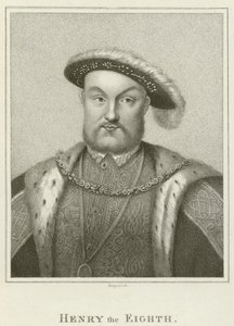 Kong Henrik VIII (gravering) af English School