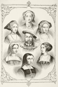 Kong Henry VIII af England og hans seks hustruer, fra 