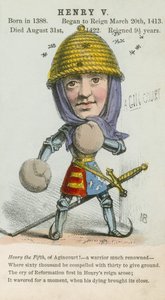 Kong Henrik V (akvatint) af English School