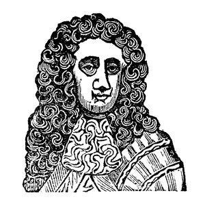 King James II (træsnit) af English School