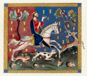 King John (farvet gravering) af English School