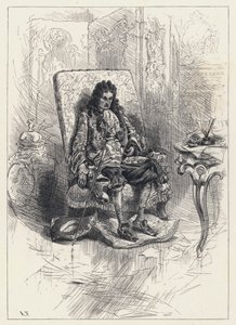 Kong Ludvig XVI af Frankrig, ensom og knust hjerte (gravering) af English School