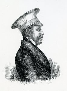 Kong Moshoeshoe I (ca. 1786-1870) (gravering) af English School