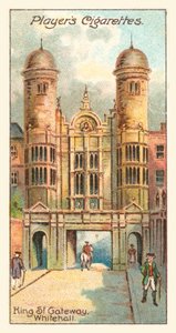 King St Gateway, Whitehall (chromolitho) af English School