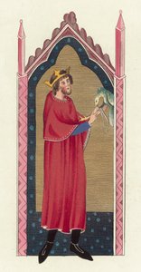 King Stephen (farvet gravering) af English School