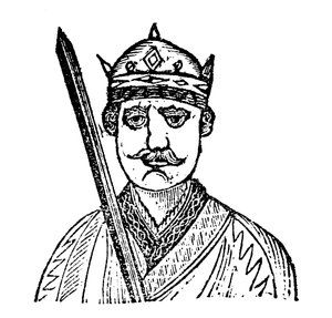 Kong Vilhelm Erobreren (træsnit) af English School