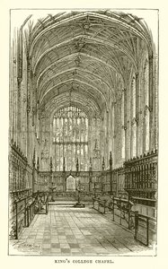 Kings College Chapel af English School