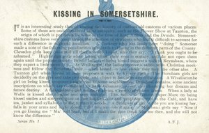 Kysser i Somerset (litho) af English School