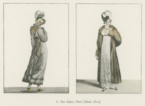La Bon Genre, Paris (omkring 1810) af English School