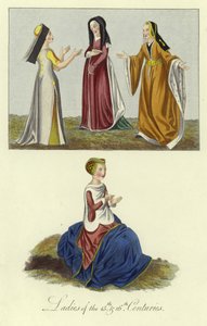 Damer i det 15. og 16. århundrede af English School