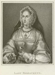 Lady Bergavenny (gravering) af English School