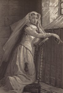 Lady Jane Gray (litho) af English School