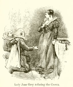 Lady Jane Gray nægter kronen af English School