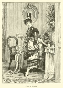 Dame af Sevilla af English School