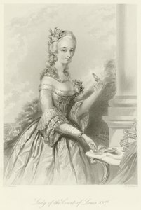 Dame ved Louis XV.