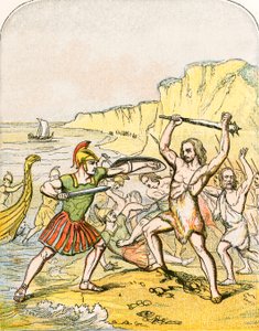 Julius Cæsars landgang af English School