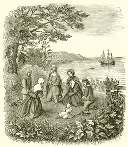 Pilgrimsfædrenes landgang af English School