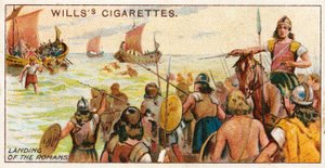 Landung der Römer im Jahr 55 v. Chr. von English School