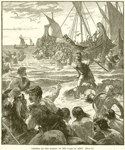 Romernes landgang på Kents kyst af English School