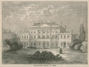 Lansdowne House, Berkley Square, i 1800 af English School
