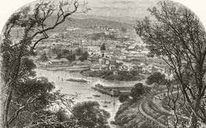 Launceston, Tasmanien, ca. 1880, fra 