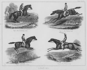 Springende (litho) af English School