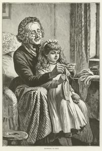 Learning to knit  af English School
