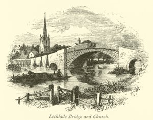 Lechlade bro og kirke af English School