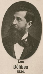 Leo Delibes (gravering) af English School