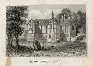Lesnes Abbey i Kent af English School