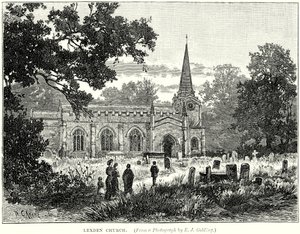 Lexden Kirke (gravering) af English School