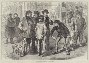 Befriede franske kommunister i Montmartre (gravering) af English School