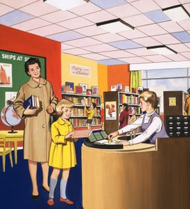 Biblioteksassistent af English School