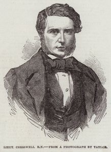 Løjtnant Cresswell, RN (gravering) af English School