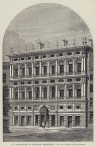 Life Association of Scotland, Edinburgh (gravering) af English School