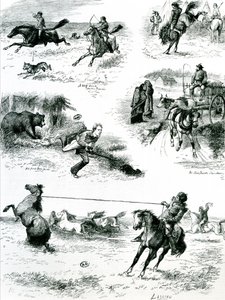 Livet i Manitoba, 1877 af English School