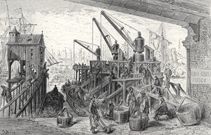 Limehouse Docks af English School