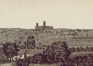 Lincoln (litografi) af English School