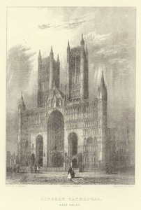 Lincoln Cathedral, vestfronten af English School