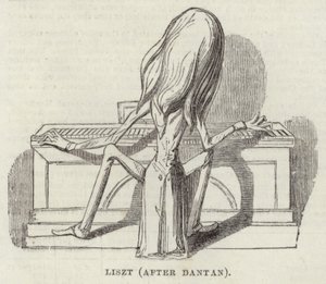 Liszt (efter Dantan) af English School