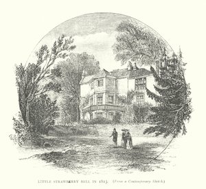 Little Strawberry Hill i 1813 (kobberstik) af English School
