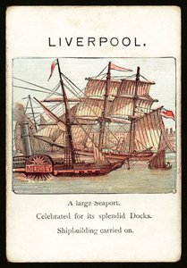 Liverpool (farve litho) af English School