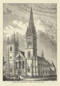 Llandaff Cathedral, fra sydvest af English School