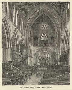 Llandaff Cathedral, koret af English School