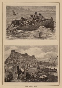 Hummerfiskeri, Frankrig (gravering) af English School